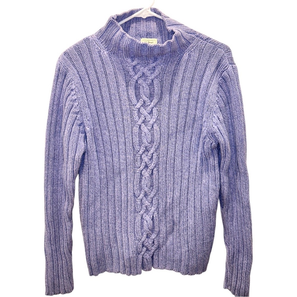 L.L. Bean Fisherman Cable Knit Turtleneck